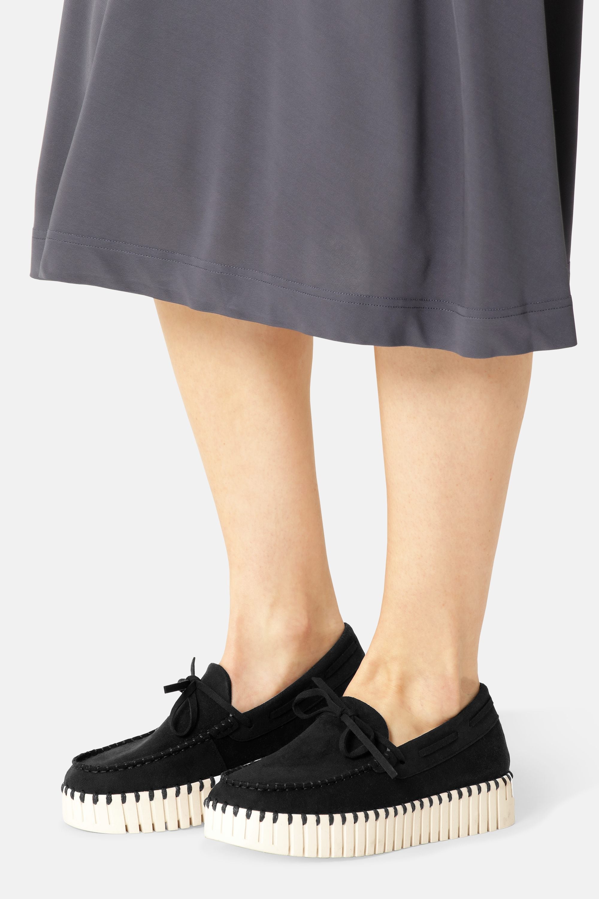 Tulip Sailor Shoe - Black Pearled Ivory